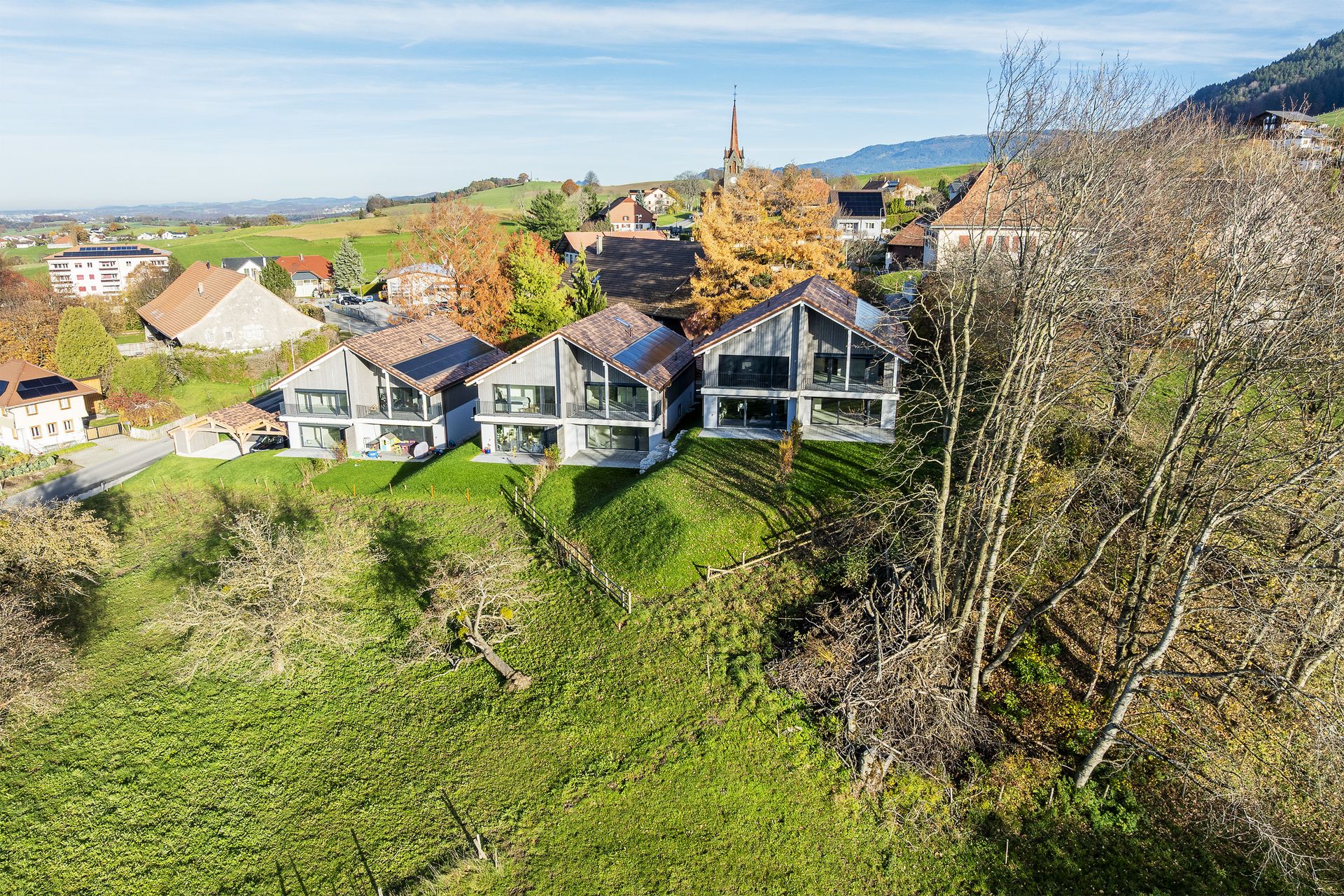 Villa jumelée neuve 3B - 4.5 pièces avec vaste jardin - Villarlod (Gibloux, FR) - photo 16