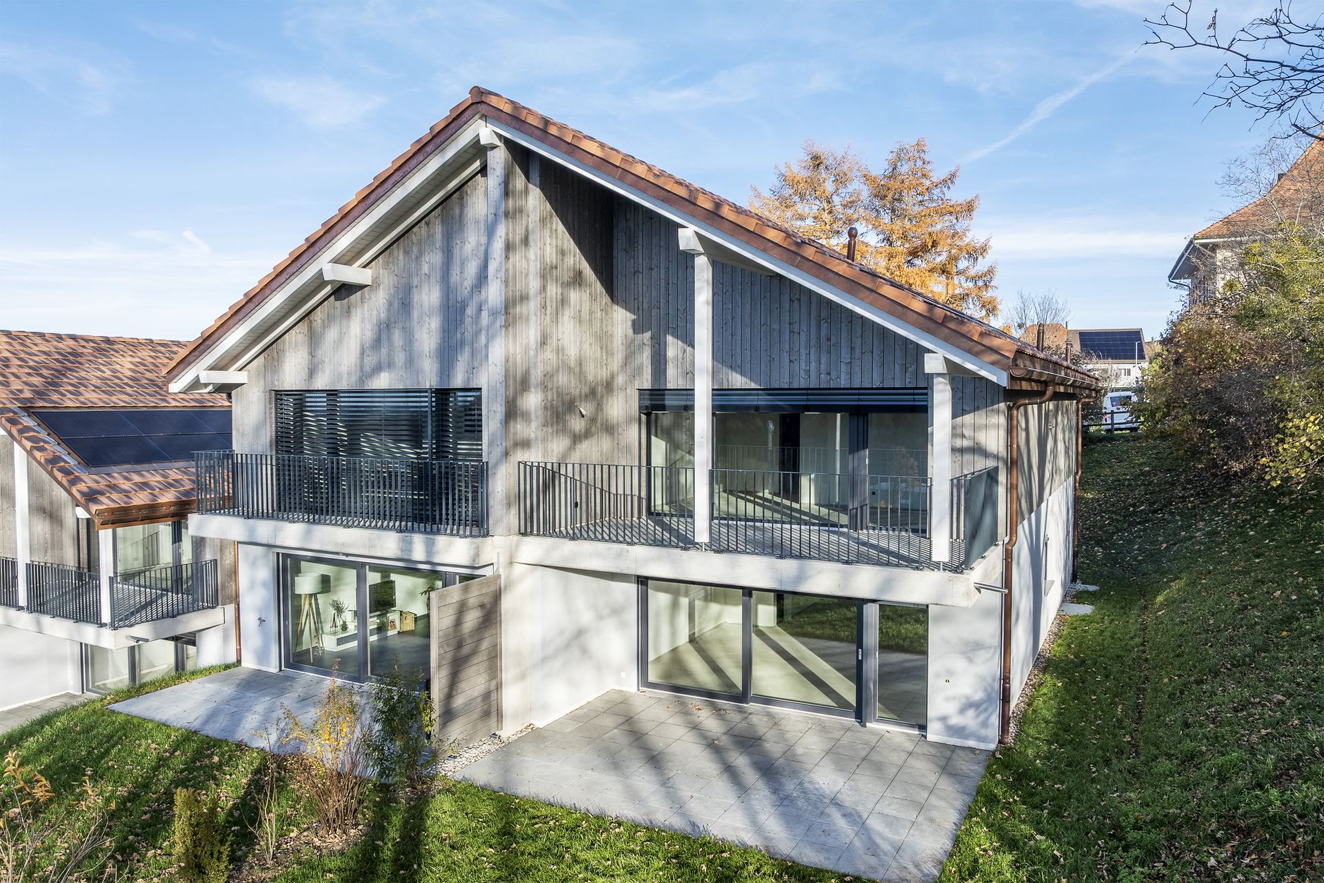 Villa jumelée neuve 3B - 4.5 pièces avec vaste jardin - Villarlod (Gibloux, FR) - photo 12