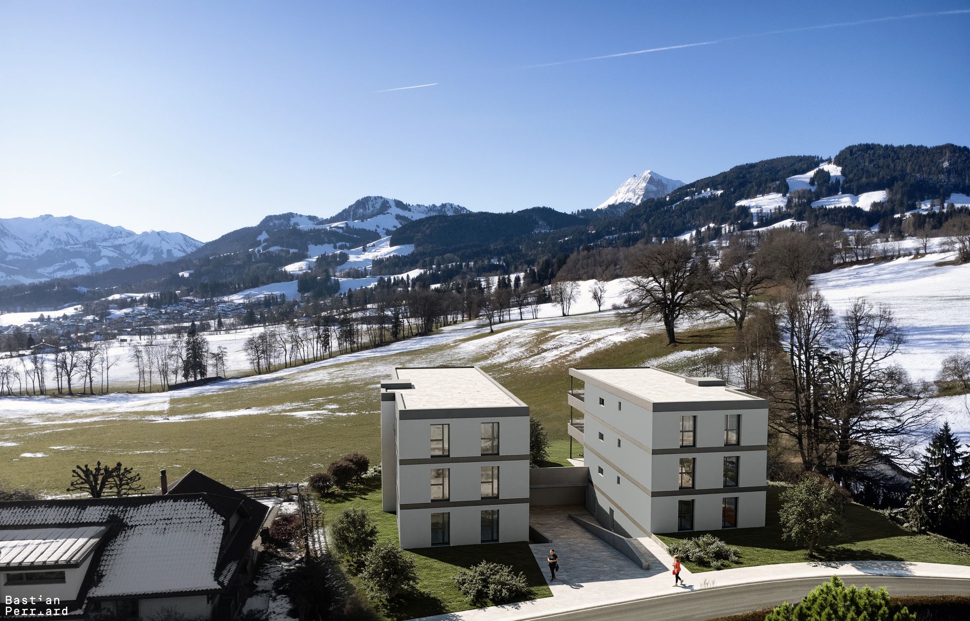 Appartement de standing neuf de 3.5 p. avec vue panoramique sur les montagnes à La Tour-de-Trême - photo 3