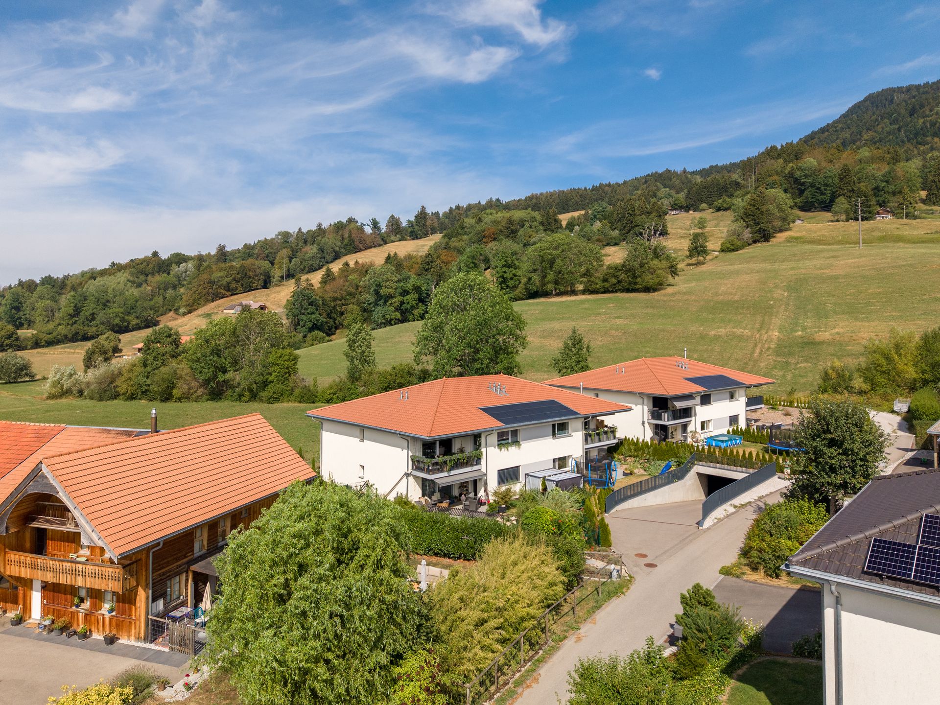Appartement 4.5 pièces au dernier étage – calme et lumineux à Villarvolard - photo 1